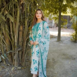 Lisa Premium Lawn With Lawn Dupatta (Aneela's Collection)