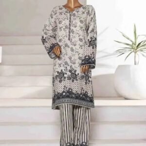 Lisa Premium Lawn With Lawn Dupatta (BIN SAEED)