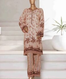 Lisa Premium Lawn With Lawn Dupatta (BIN SAEED)