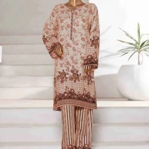 Lisa Premium Lawn With Lawn Dupatta (BIN SAEED)